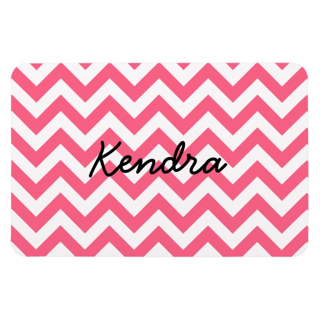 Trendy Chevron Premium Magnet (Horizontal)