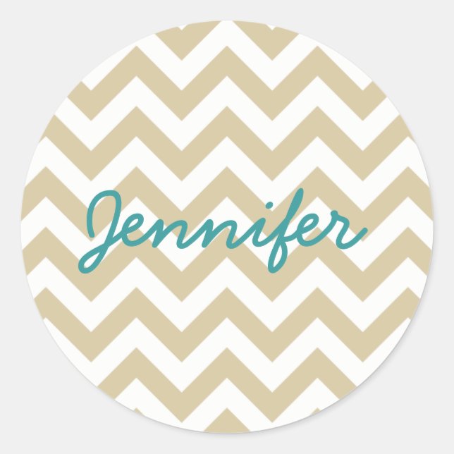 Trendy Chevron Stickers (Front)