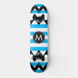 Trendy Chevron Stripes Pattern #10 Skateboard