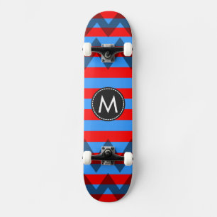 Trendy Chevron Stripes Pattern #19 Skateboard