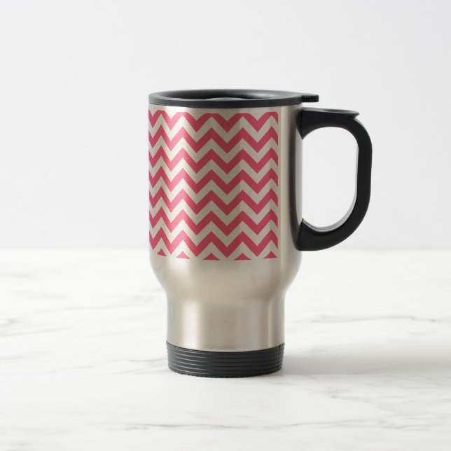 Trendy Chevron Travel Mug (Right)