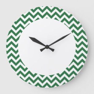 Trendy Chevron Wall Clock