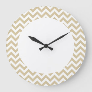 Trendy Chevron Wall Clock