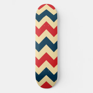 Trendy Chevron Zigzag Pattern Skateboard
