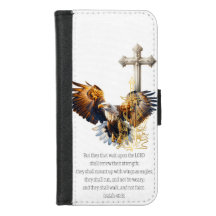 Trendy Christian Eagle Gold Sword Beige Cross