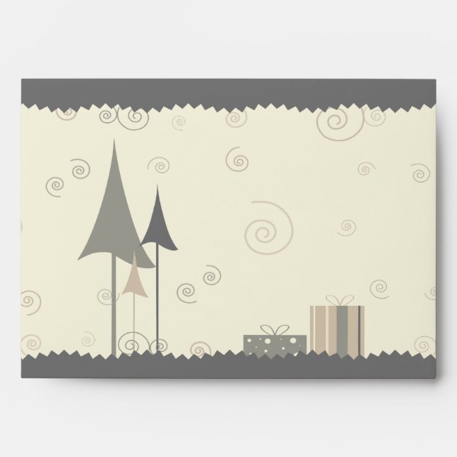 trendy Christmas Envelope (Front)