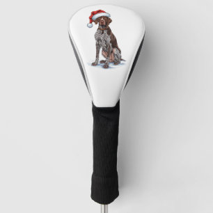 Trendy Christmas German Shorthaired Pointe   Golf Head Cover