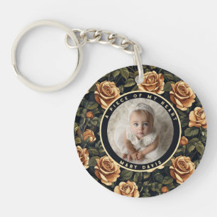 Trendy Christmas Gifts For Men Custom Rose Key Ring
