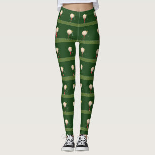 Trendy Christmas Golfer Leggings