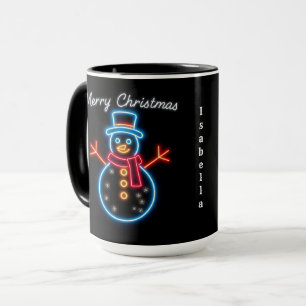 Trendy Christmas Neon Holiday Collection Mug
