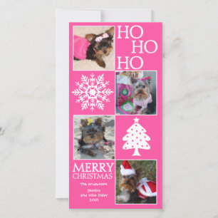 Trendy Christmas Photo Card