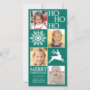 Trendy Christmas Photo Card