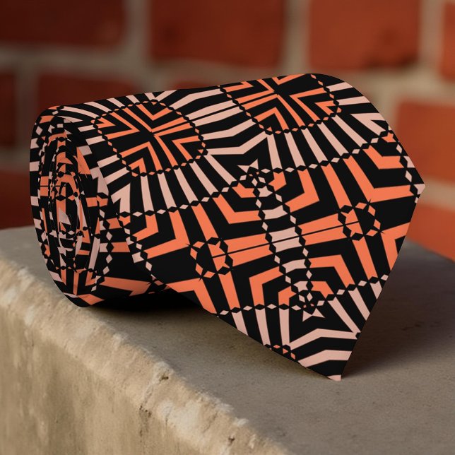 Trendy Classy Chic Op Art Geometric Pattern Tie (Creator Uploaded)