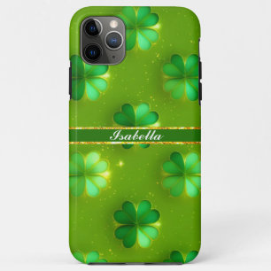 Trendy Clover 4 Lists Green Collection iPhone 11 Pro Max Case