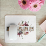 Trendy Collage Family Photo Colourful Flowers Gift Mouse Mat<br><div class="desc">Trendy Collage Family Photo Colourful Flowers Gift</div>