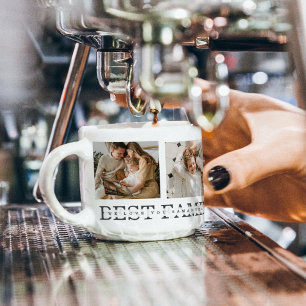 Trendy Collage Photo & Best Family Ever Best Gift Espresso Cup