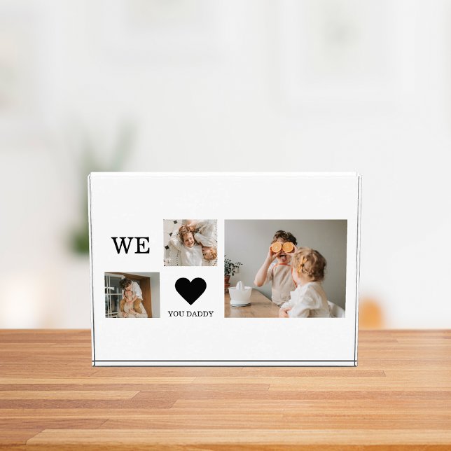 Trendy Collage Photo & We Love You Daddy Gift (Creator Uploaded)