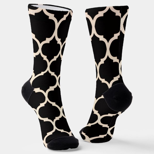 Trendy Colorful Patterned  Socks (Angled)