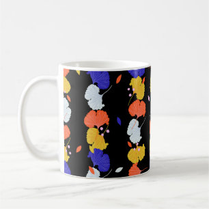 Trendy colorful vintage Illustration vertical stri Coffee Mug