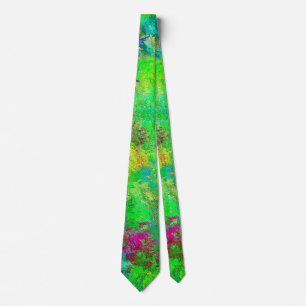 Trendy Colorful Watercolors Design Tie