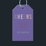 Trendy Colorways 2018 Holiday Gift Tags<br><div class="desc">Colour trend predictions for 2018 featuring the Discretion palette.</div>