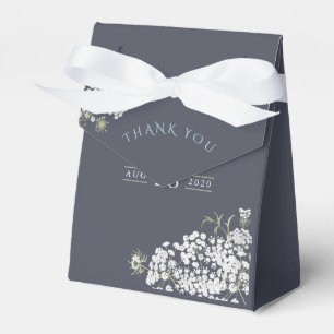 Trendy colorways Baby's Breath Boy Baby Shower Favour Box