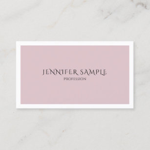 Trendy Colour Modern Sophisticated Clean Design Business Card
