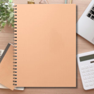 Trendy Colour Peach Fuzz Solid Colour   Elegant Notebook