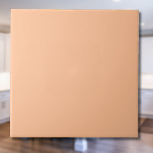 Trendy Colour Peach Fuzz Solid Colour   Elegant Tile