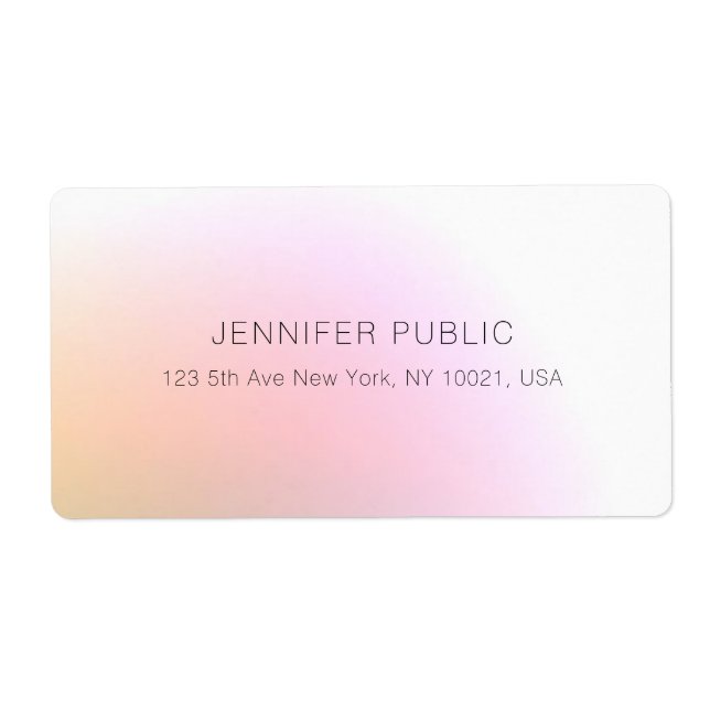 Trendy Colourful Elegant Simple Template Modern (Front)