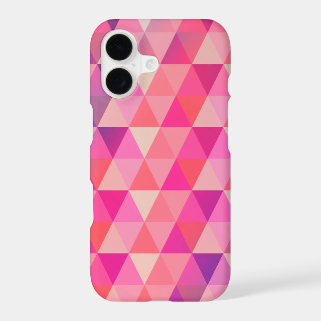 Trendy Colourful Geometric Triangles Pattern (Back)