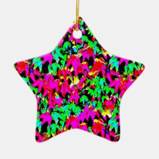 Trendy Colourful Leaves Wall Abstract Ceramic Tree Decoration