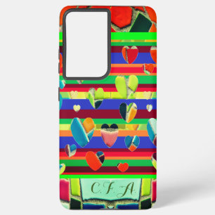 Trendy Colourful Mosaic Samsung Galaxy Case