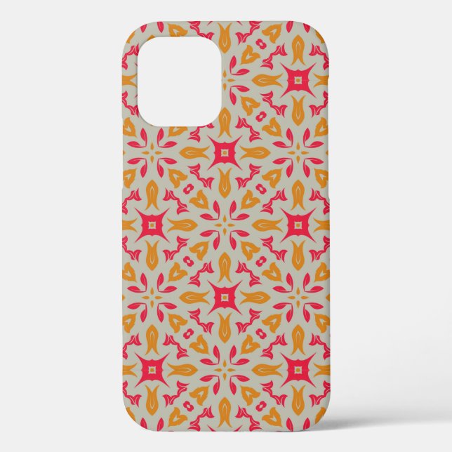 Trendy  Colourful Ornament Pattern Case-Mate iPhone Case (Back)