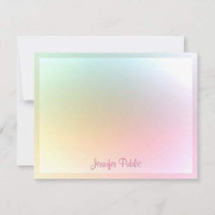 Trendy Colourful Template Calligraphed Script Text