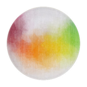 Trendy Colourful Template Modern Abstract Art Cutting Board