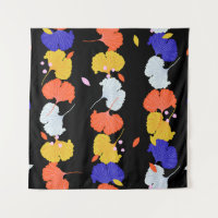 Trendy colourful vintage Illustration vertical str