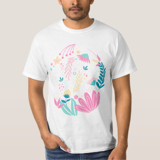 Trendy Colourful Wildflowers Gift T-Shirt