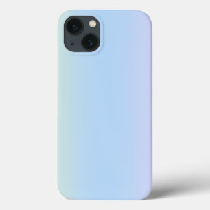 Trendy Contemporary Light Blue iPhone 13 Case