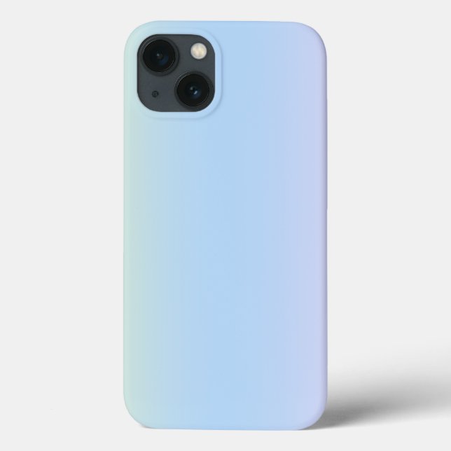 Trendy Contemporary Light Blue Case-Mate iPhone Case (Back)