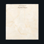 Trendy Cool  Marble Stone Texture - Personalised Notepad<br><div class="desc">Modern marble stone texture.</div>