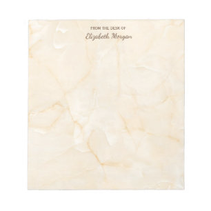 Trendy Cool  Marble Stone Texture - Personalised Notepad