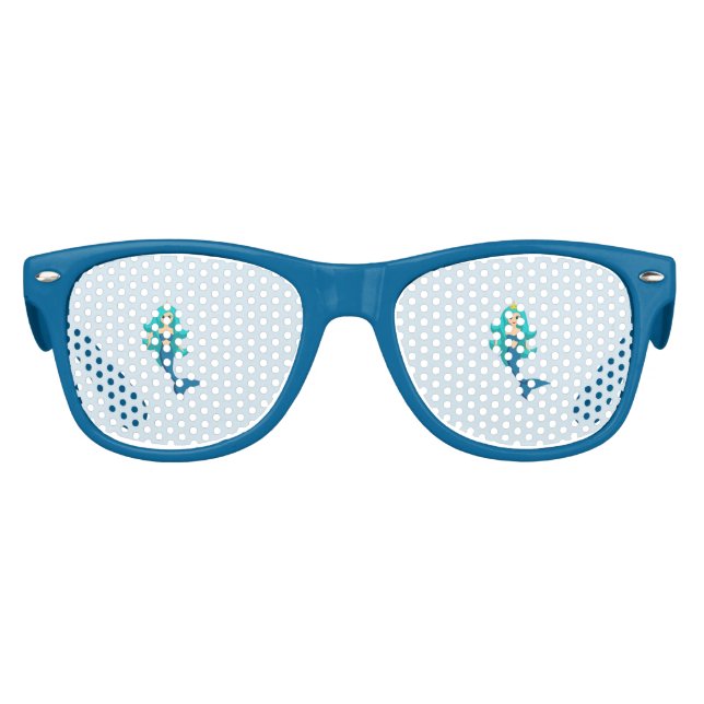 Trendy Cool Mermaid Kids Sunglasses (Front)