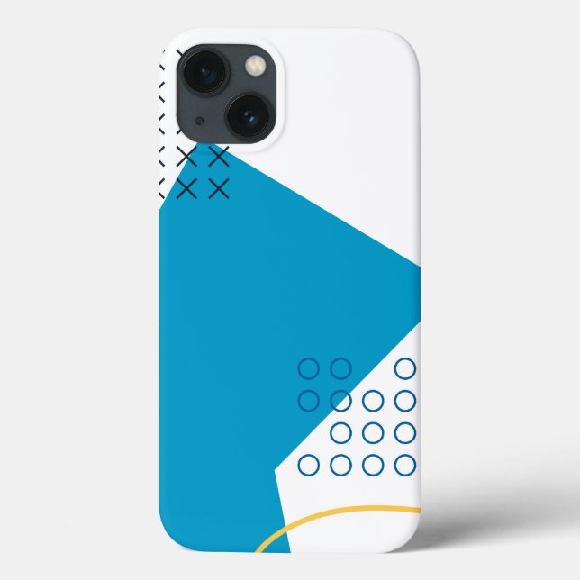 Trendy, cool, urban geometric Memphis illustration Case-Mate iPhone Case (Back)