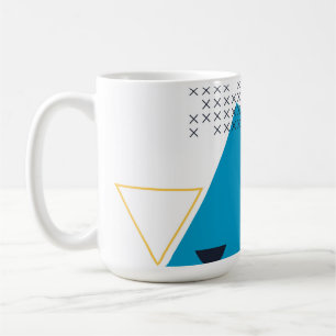 Trendy, cool, urban geometric Memphis illustration Coffee Mug