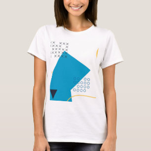 Trendy, cool, urban geometric Memphis illustration T-Shirt
