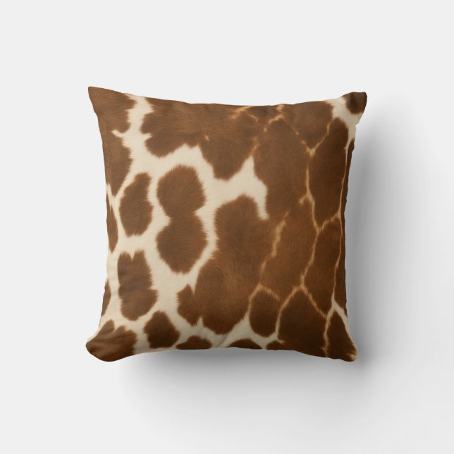 Trendy Cow Faux Leather Elegant Collection Cushion (Front)