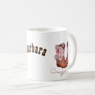 Trendy Cowgirl Boots   Cute Western Style Coffee Mug
