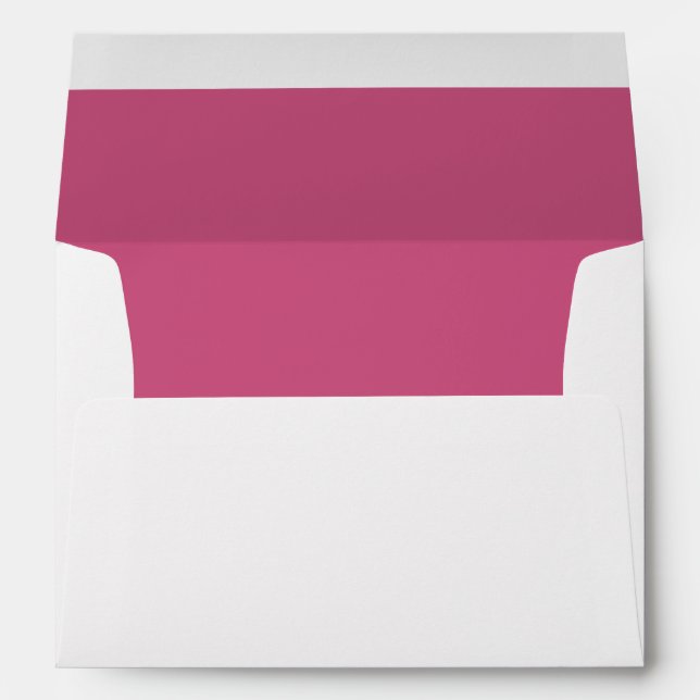 Trendy Cranberry Pink Inside - Envelopes (Back (Bottom))