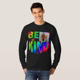 TRENDY CUSTOM BE KIND COLORFUL RAINBOW BUTTERFLIES T-Shirt